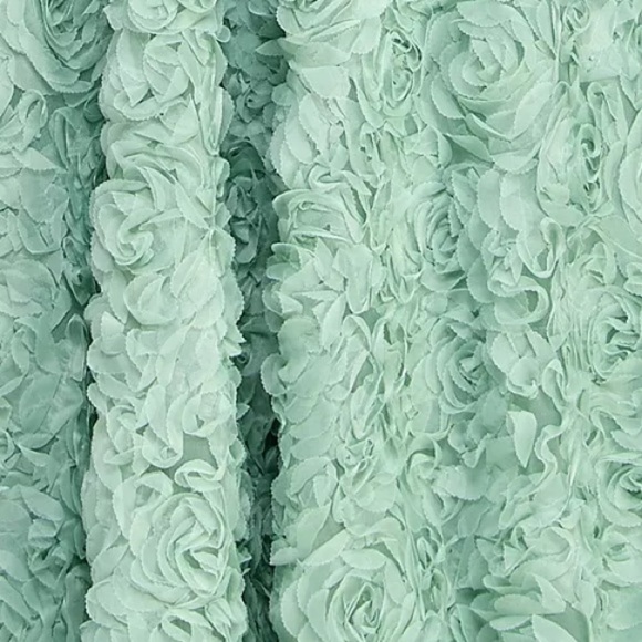 NWT SAY YES Juniors' 3D Rosettes-Skirt Shirred-Top Gown 16 - Picture 5 of 14